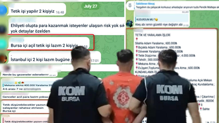 Bursa'da Çete Operasyonu: Sosyal Medyada Yasal Dışı Tarifelerle Eleman ve Para Kaçakçılığı Çalışmaları