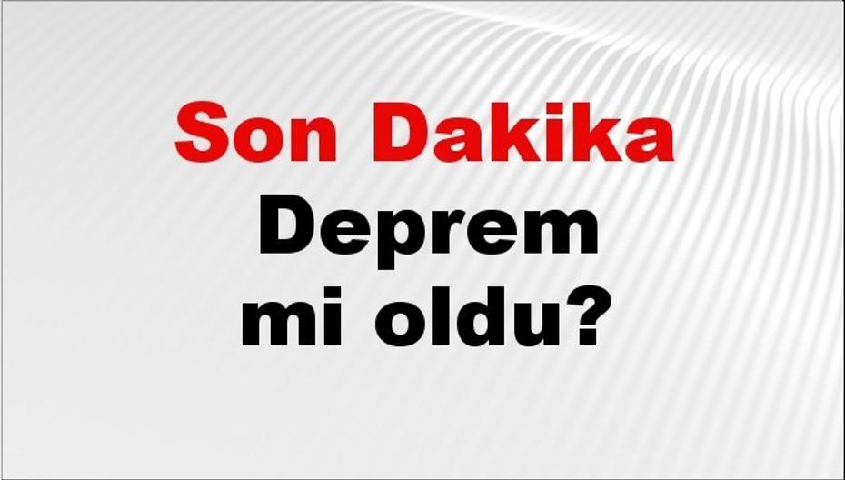 Trabzon’da Son Dakika Deprem Gelişmeleri: 25 Eylül 2026 Çarşıbaşı Şiddetli Sarsıntı