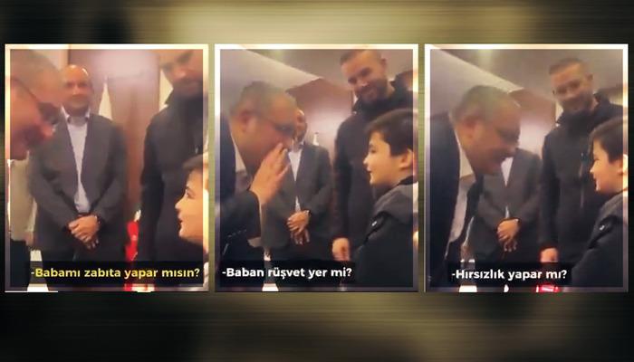 Belediye başkanından çocuğa inanılmaz sorular: “Baban rüşvet alıyor mu?” diye sordu ve kahkaha attı