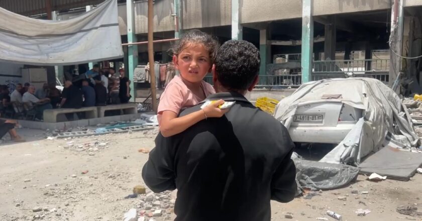 Katil İsrail’in saldırısından kurtulan 5 yaşındaki Verd, yaşadığı dehşeti anlattı