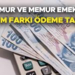 MEMUR VE MEMUR EMEKLİ MAAŞI ZAM FARKI ÖDEME TAKVİMİ 2025 Son dakika || 2025 Temmuz memur maaş zammı ne zaman yatacak, bu ay verilecek mi, ayın kaçında ödenecek? 14-15 günlük maaş zammı farkı yatacak mı? Zamlı memur maaşı ödeme günü ve tarihi!